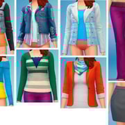 Запись: Одежда, прически и объекты каталога The Sims 4 «Классная кухня»