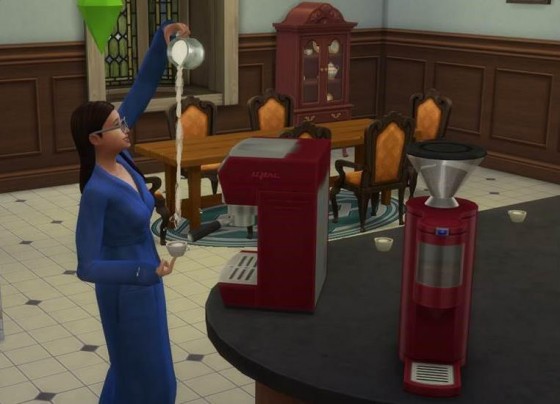 эспрессо машина из The Sims 4 «Веселимся вместе!»