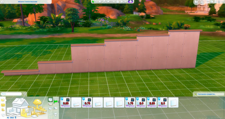 the sims 4 новые размеры перегородок